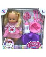 Lalka z głosem mama i tata i akcesoriami