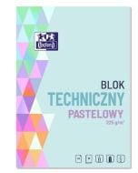 Blok techniczny A4/10K 225g pastelowy (20szt)