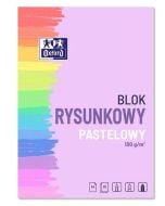 Blok rysunkowy A4/10K pastelowy (20szt) OXFORD