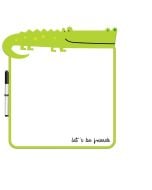 Tablica suchościeralna Krokodyl