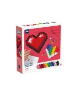 Klocki Plus-Plus Puzzle By Numbers - Serce 250el.