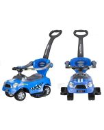 Jeździk z prowadnicą niebieski