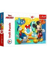 Puzzle 30 Myszka Miki i Wesoły Domek TREFL