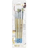 Pędzelki z naturalnego włosia Harry Potter 5szt.