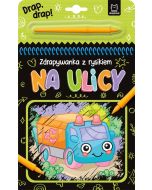 Na ulicy. Zdrapywanka z rysikiem