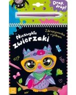 Niezwykłe zwierzaki. Zdrapywanka z rysikiem