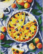 Diamentowa mozaika - Brzoskwiniowa pokusa 40x50cm