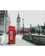 Diamentowa mozaika - Zadzwoń z Londynu 40x50cm