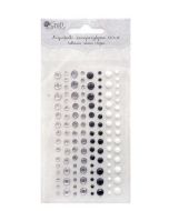 Kryształki i perły samoprzylepne Glam rock