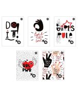 Zeszyt A5/60K kratka Girls Rule (10szt)