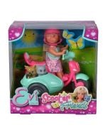 Przyjaciele Evi na skuterze