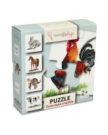 Puzzle 4-elementowe Zwierzęta wiejskie