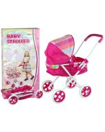 Wózek spacerówka dla lalek różowy