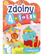 Zdolny 4-latek z naklejkami