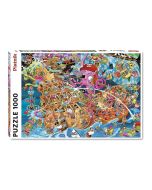 Puzzle 1000 Crisp, Różowi Piraci PIATNIK