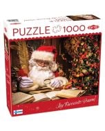 Puzzle 1000 Święty Mikołaj w swoim domu