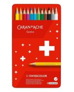 Kredki Swisscolor Aquarelle sześciokątne 12szt