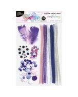 Pastelowy zestaw kreatywny 120 elementów KIDEA