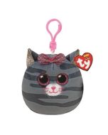 Beanie Boos Kiki - szary kot 8,5 cm brelok