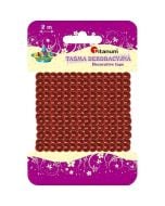 Cekiny na taśmie 6mm 2m czerwone