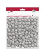 Kulki styropianowe mix srebrne 20g