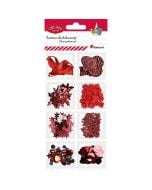 Zestaw do cardmakingu czerwony