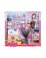 Lalka w supermarkecie