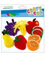 Owoce filcowe samoprzylepne 14szt