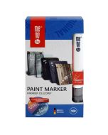 Marker olejny 2-4mm srebrny (10szt) MemoBe