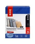 Marker permanentny 1-4mm zielony (10szt) MemoBe