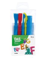 Zestaw narzedzia do gliny 4 szt. + wałek