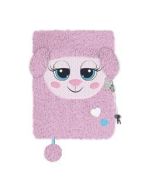 Pamiętnik A5/96K z kłódką 3D Cute lamb