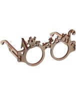 Puzzle Drewniane 3D Okulary Domki