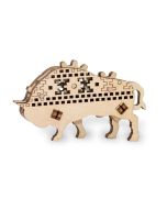 Puzzle Drewniane 3D Żubr