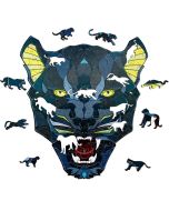 Puzzle Drewniane 2D Układanka Pantera