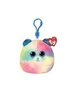 Squish-a-Boos Hoper - pastelowy miś 8,5cm brelok