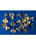 Dzwoneczki metalowe zlote i srebrne 20szt