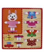 Układanka drewniana Ubieranka 10 elementów