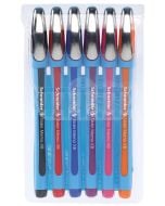 Długopisy Slider Memo XB 6 kolorów