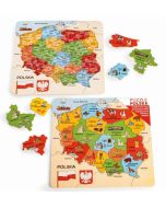 Mapa Polski puzzle