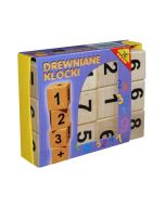 Klocki drewniane cyferki