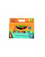 Kredki świecowe extra grube 8 kolorów CRAYOLA