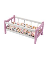 Łóżeczko kolorowe z pościelą