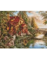 Diamentowa mozaika - Dom-marzeniem 40x50cm