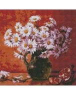 Diamentowa Mozaika - Bukiet stokrotek40x40