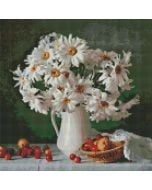 Diamentowa Mozaika - Piękno stokrotek40x40