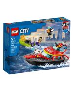LEGO(R) CITY 60373 Łódź strażacka