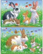 Układanka Króliki Midi