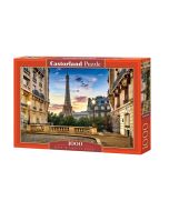 Puzzle 1000 Walk in Paris at Sunset CASTOR