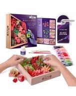 Zestaw Wood&Craft Sukulenty - Pasja 21x21cm